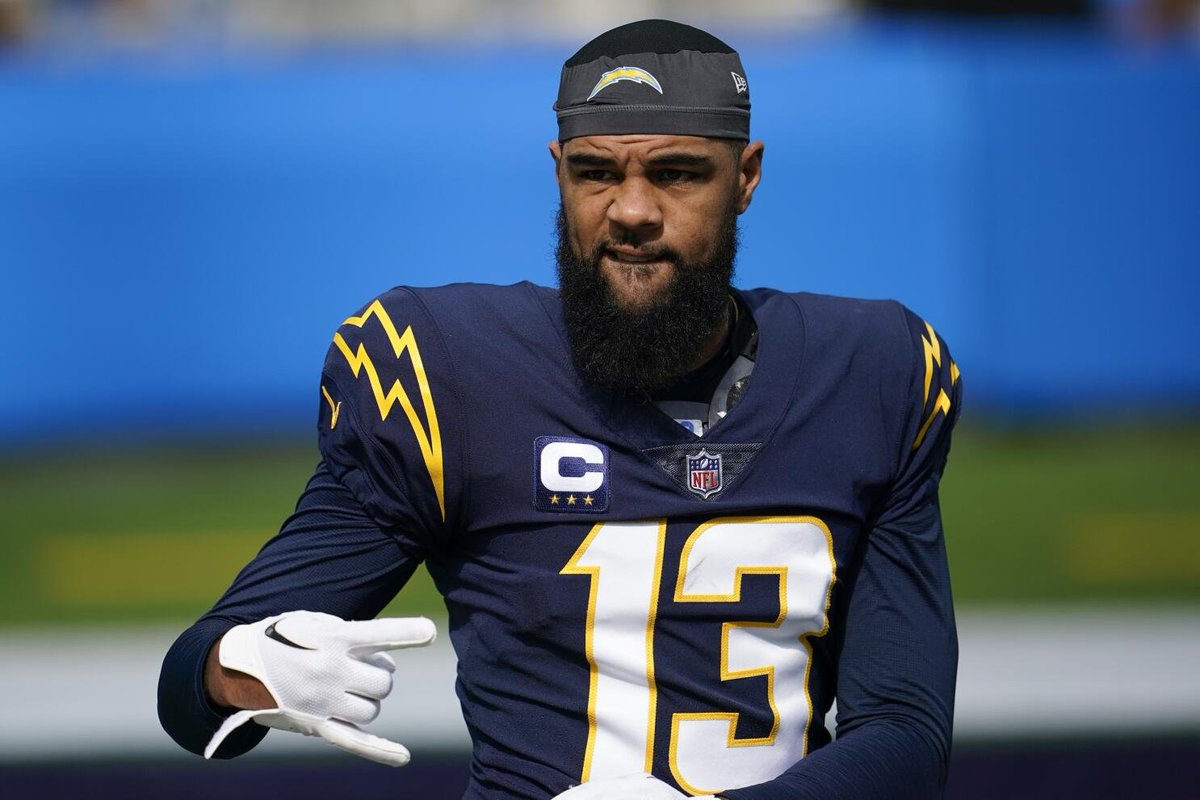 ffnerd's tweet image. Keenan Allen will be returning to the Chargers on a one-year deal. With Mike Williams retiring, this opened the door for his return.