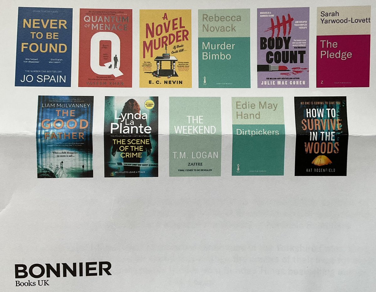 Lindahill50Hill's tweet image. The book extracts in this #BBUKHarrogateAtHome exclusive sampler look stunning.
Thank you very much @bonnierbooks_uk @emblabooks @ZaffreBooks @HollyMilnesHM
