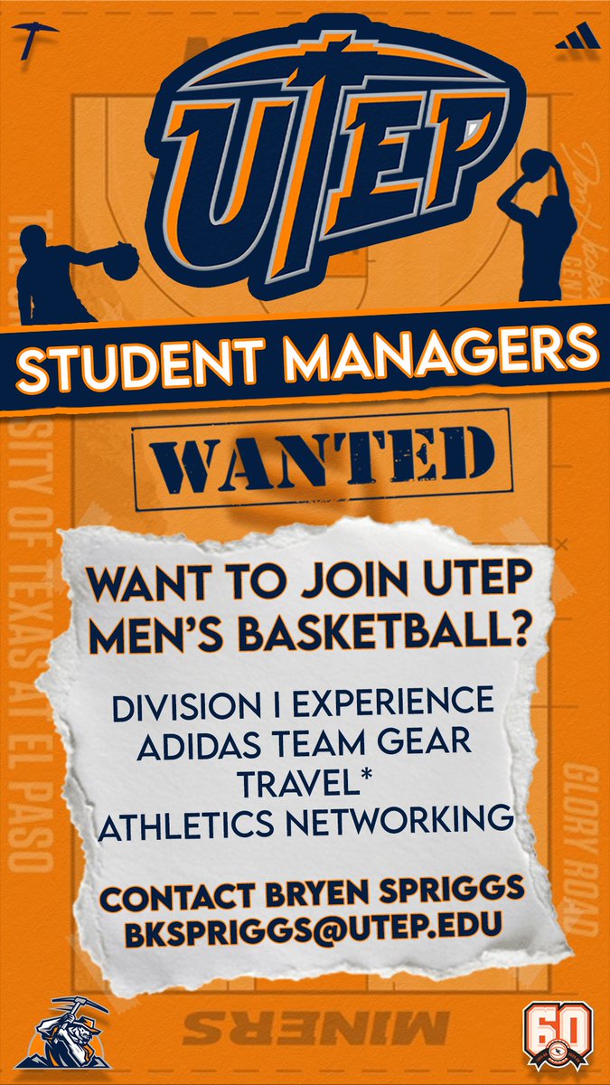 UTEPMBB's tweet image. An amazing opportunity for UTEP students. Don’t miss out!