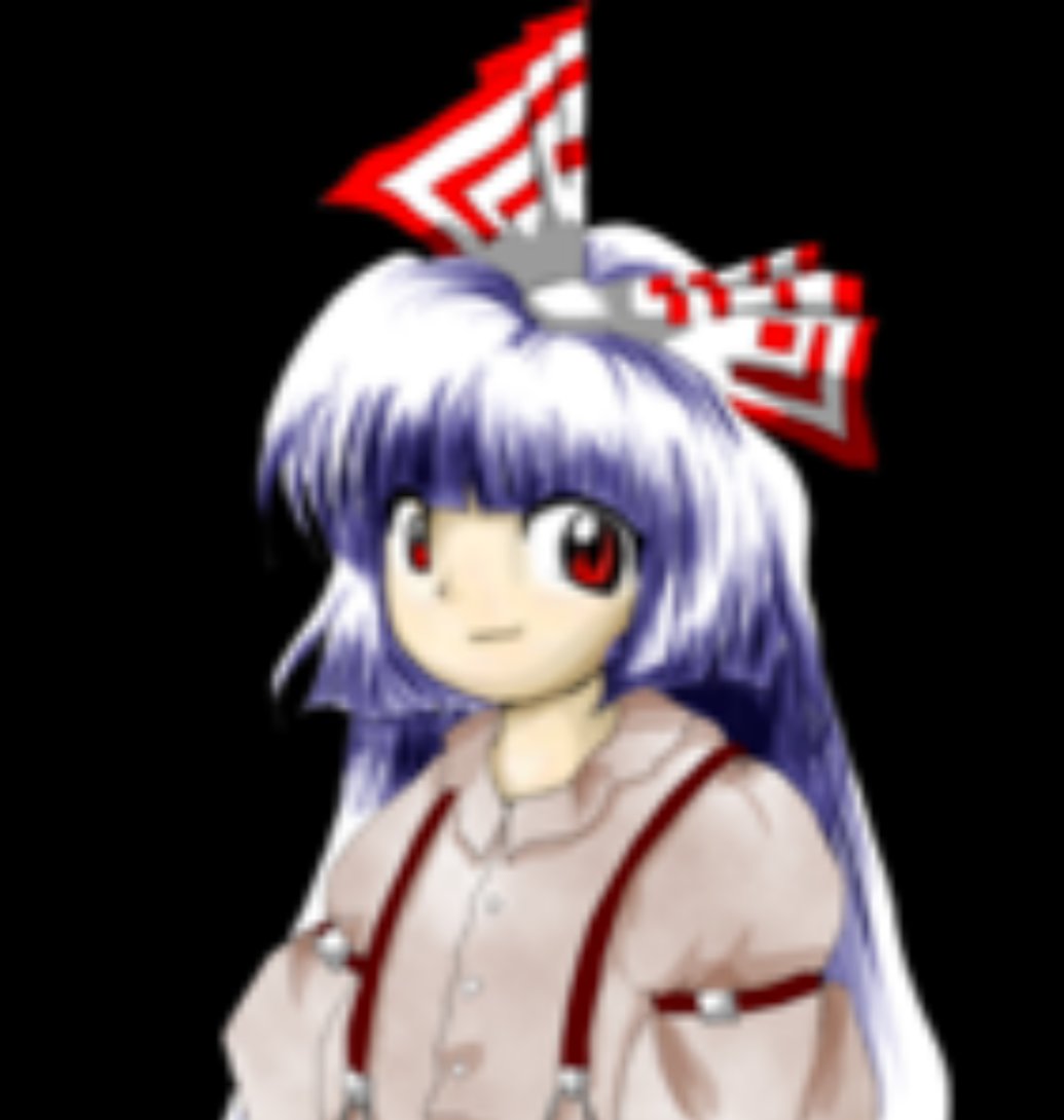 nekomichiii's tweet image. every time I catch myself taking mokou too seriously I look at this image for a few minutes to remind myself she's just a baby who eats dirt