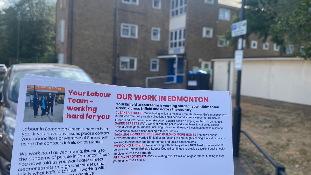 ErginErbil's tweet image. Doorknocking Moree Way estate. Picking up casework. Working hard in Edmonton Green to create cleaner and safer streets ✅