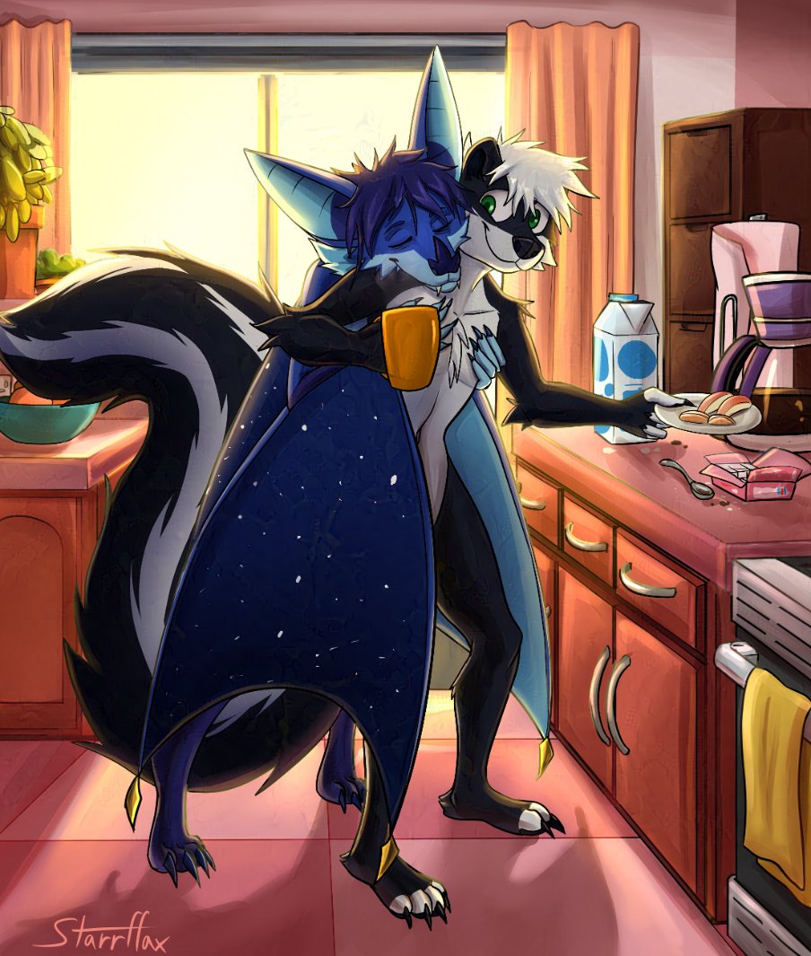 starrffax's tweet image. Crunchy version of bat and skunk morn. Non crunch elsewhere. Support me for more
