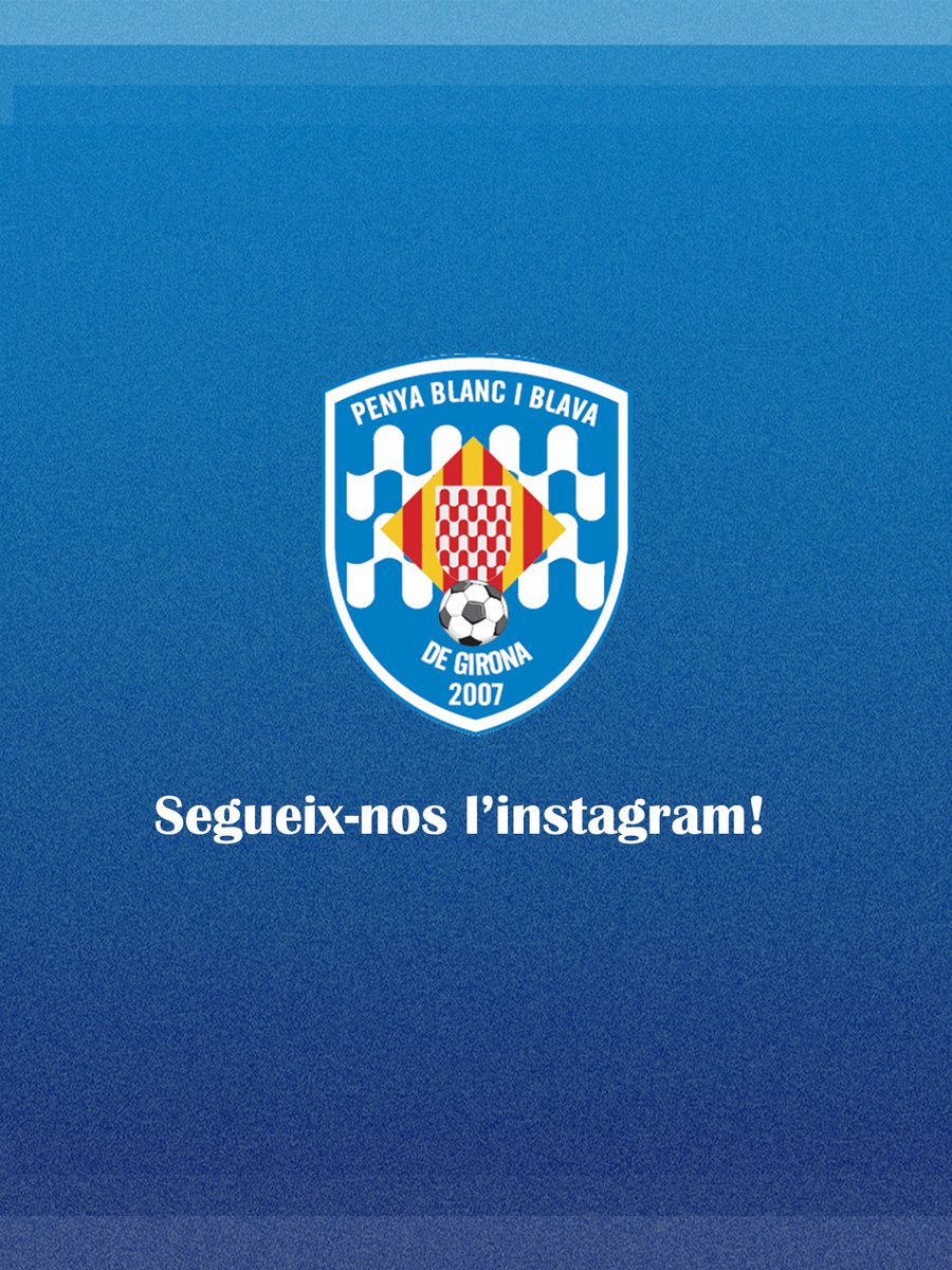 Atenció, pericos! La Penya Blanc-i-Blava de Girona estrenem perfil d'instagram! Seguiu-nos!! ⚪️🔵

instagram.com/pbbgirona2007/

#RCDE