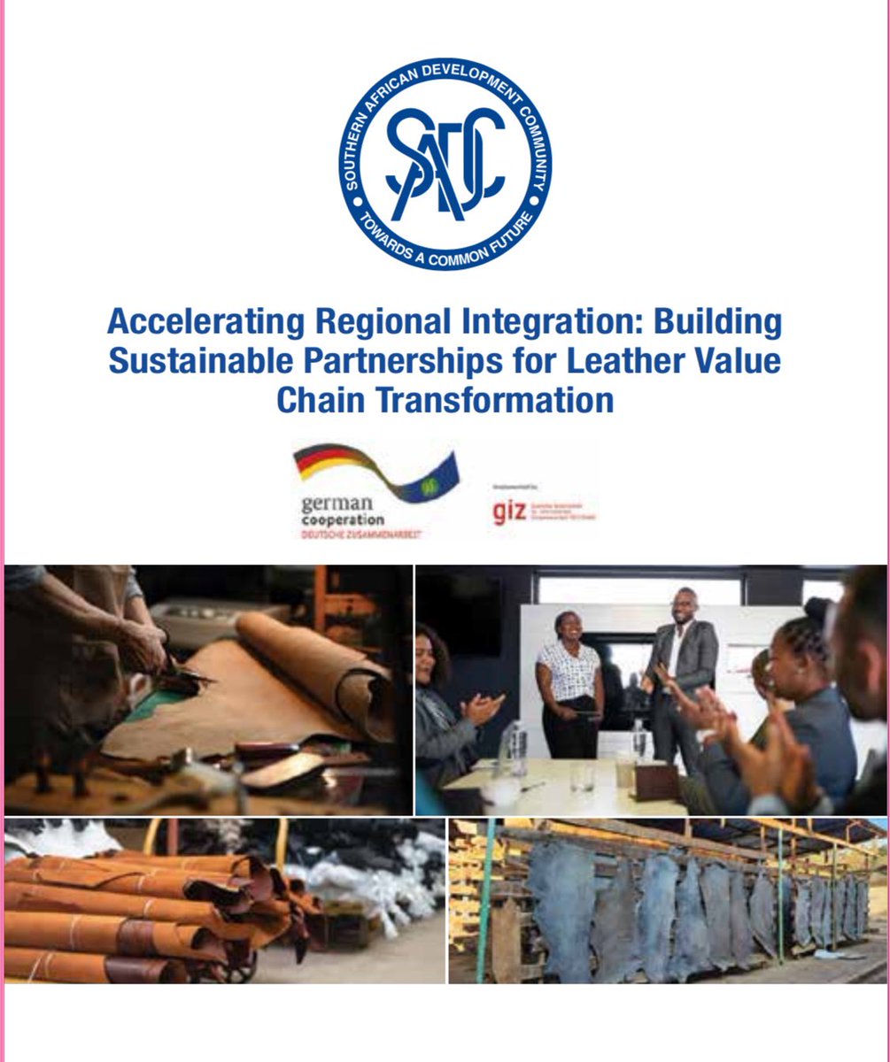 SADC_News's tweet image. SADC to Host 1st Regional Leather Forum, 22 July 2025, Bulawayo, Zim.
The inaugural Leather Forum will boost industrialisation & regional trade by strengthening leather value chain. Forum gathers 50+ stakeholders to promote innovation, policy alignment & crossborder investment.