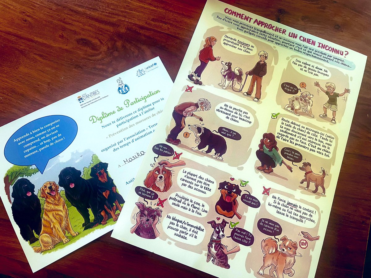 marika roman (@marikaroman) on Twitter photo Merci à l’asso. chiens sauveteurs TerreNeuve06 qui a présenté pour la première fois dans le département à <a href="/antibes_jlp/">Antibes JLP</a> le programme d’éducation à la connaissance du chien et au risque d’accident par morsure🐶
Les morsures représentent le 3éme accident domestique chez l’enfant🚨 Merci à l’asso. chiens sauveteurs TerreNeuve06 qui a présenté pour la première fois dans le département à <a href="/antibes_jlp/">Antibes JLP</a> le programme d’éducation à la connaissance du chien et au risque d’accident par morsure🐶
Les morsures représentent le 3éme accident domestique chez l’enfant🚨