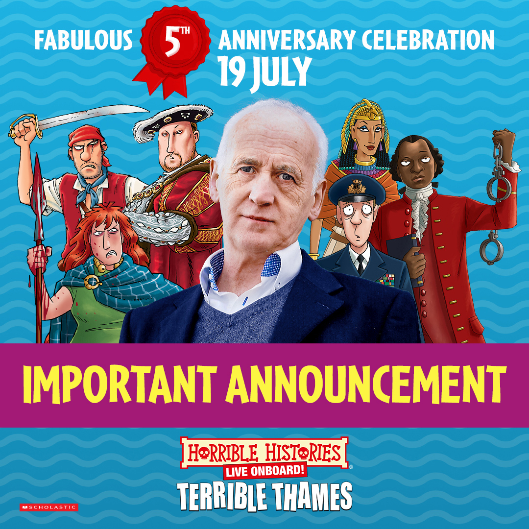 1/2  IMPORTANT ANNOUNCEMENT:

Due to the Amber weather warnings, we are sadly having to postpone our 5th anniversary party on the Thames tomorrow (Sat 19 July).

The shows themselves will continue to run as normal and will be performed on the lower deck which is under cover.