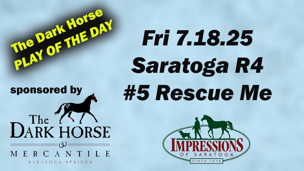 SethMerrow2's tweet image. Friday Dark Horse POTD