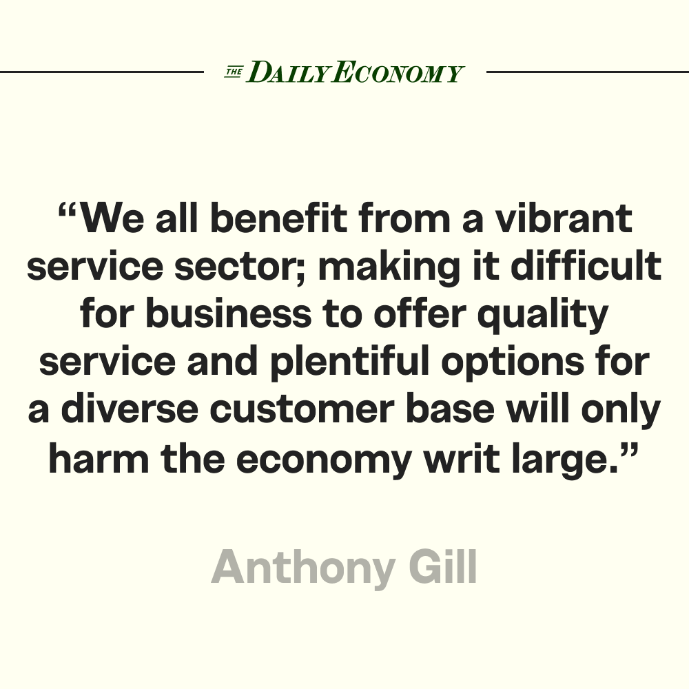 thedailyeconomy's tweet image. Price floors on labor have unexpected costs, including convenience and customer service.
Read Anthony Gill's latest: thedailyeconomy.org/article/how-mi…