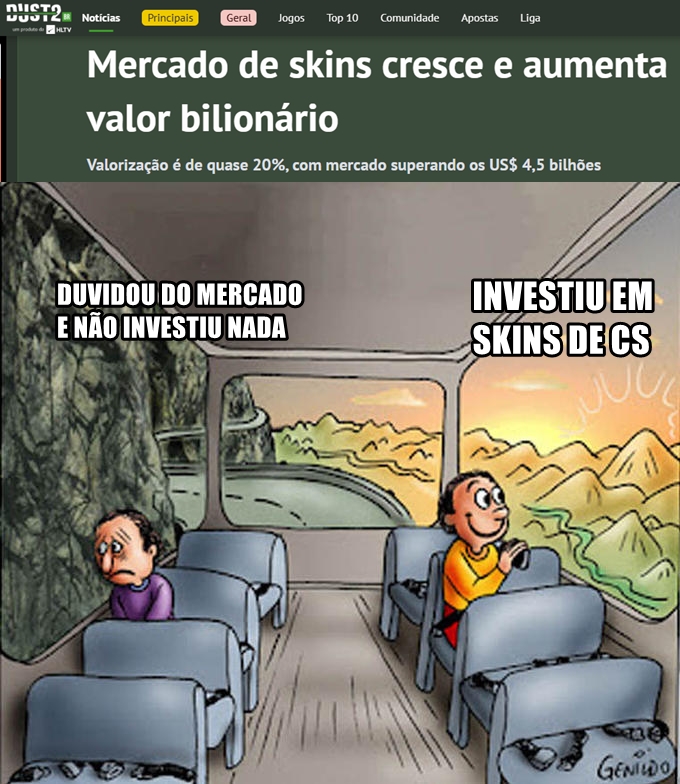 MatchSkins's tweet image. Alguém aí tá feliz com o mercado de skins? 😎