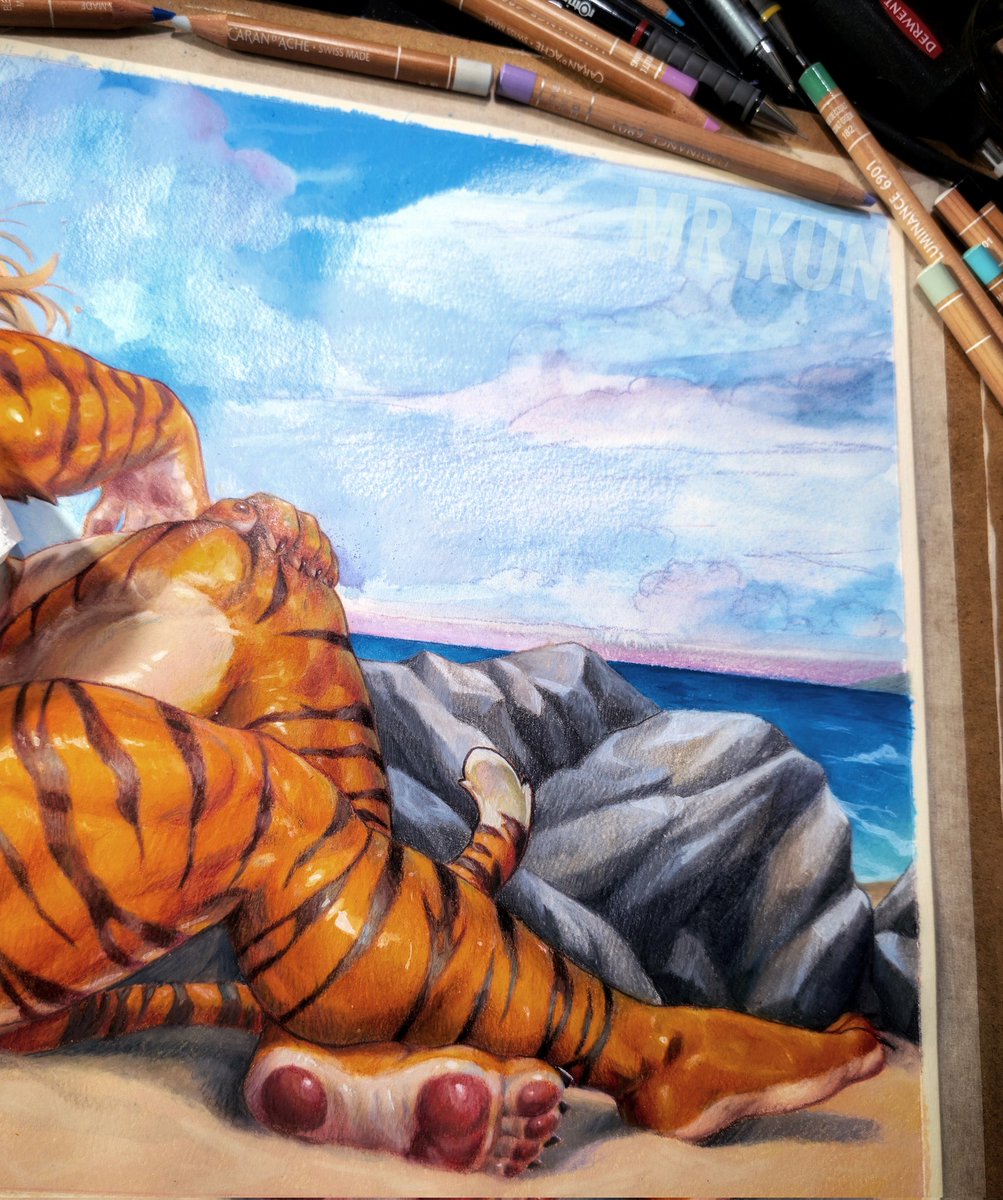 themrkun's tweet image. Background work ✍🏼  #wip