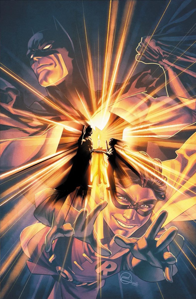 The_DarkMonarch's tweet image. BATMAN AND ROBIN: YEAR ONE #12 by MARK WAID and CHRIS SAMNEE
Covers by JAMAL CAMPBELL