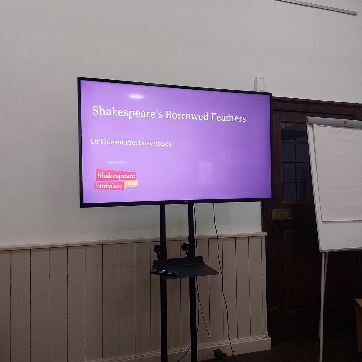 Freeburian's tweet image. A delightful day spent with a group from the English Speaking Union talking about and signing copies of my book SHAKESPEARE'S BORROWED FEATHERS and chairing a Q&A with the phenomenal Kate Burton.