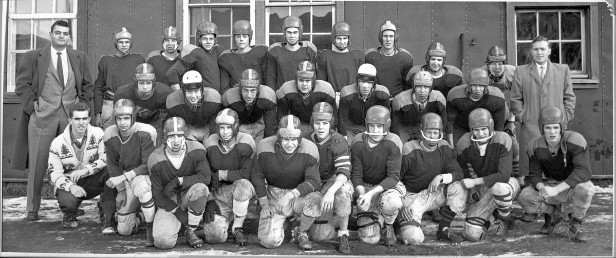 High School Football Team, Wetaskiwin, Alberta, 1950 (A6581).
