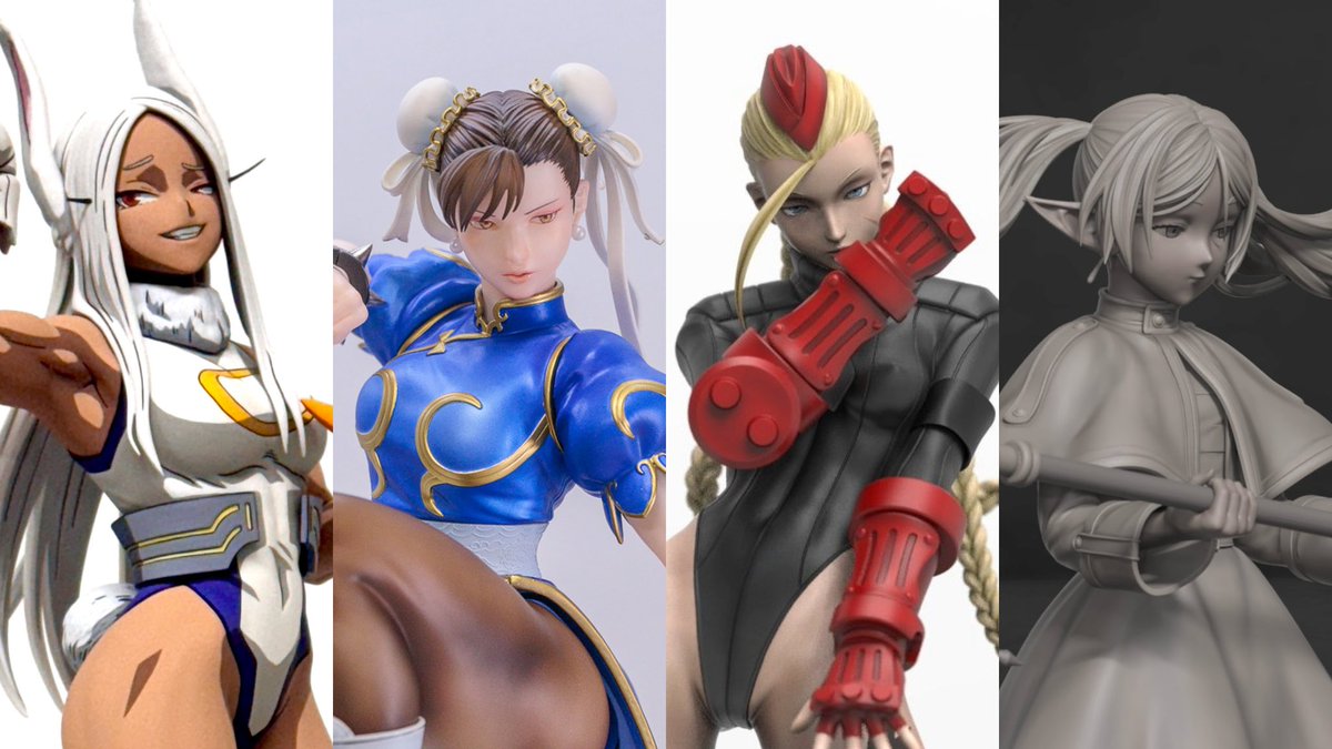 amonworks's tweet image. 【WFのお品書き】
ミルコ(1/7スケール)
¥20,000
春麗(1/7スケール)
¥18,000
キャミィ(1/7スケール)
¥17,000
フリーレンの複製体(1/7スケール)
¥18,000
※ミルコ、春麗、キャミィはWFのみの限定販売です。
よろしくお願いいたします┏o
#WF2025S #ヒロアカ #StreetFighter #葬送のフリーレン