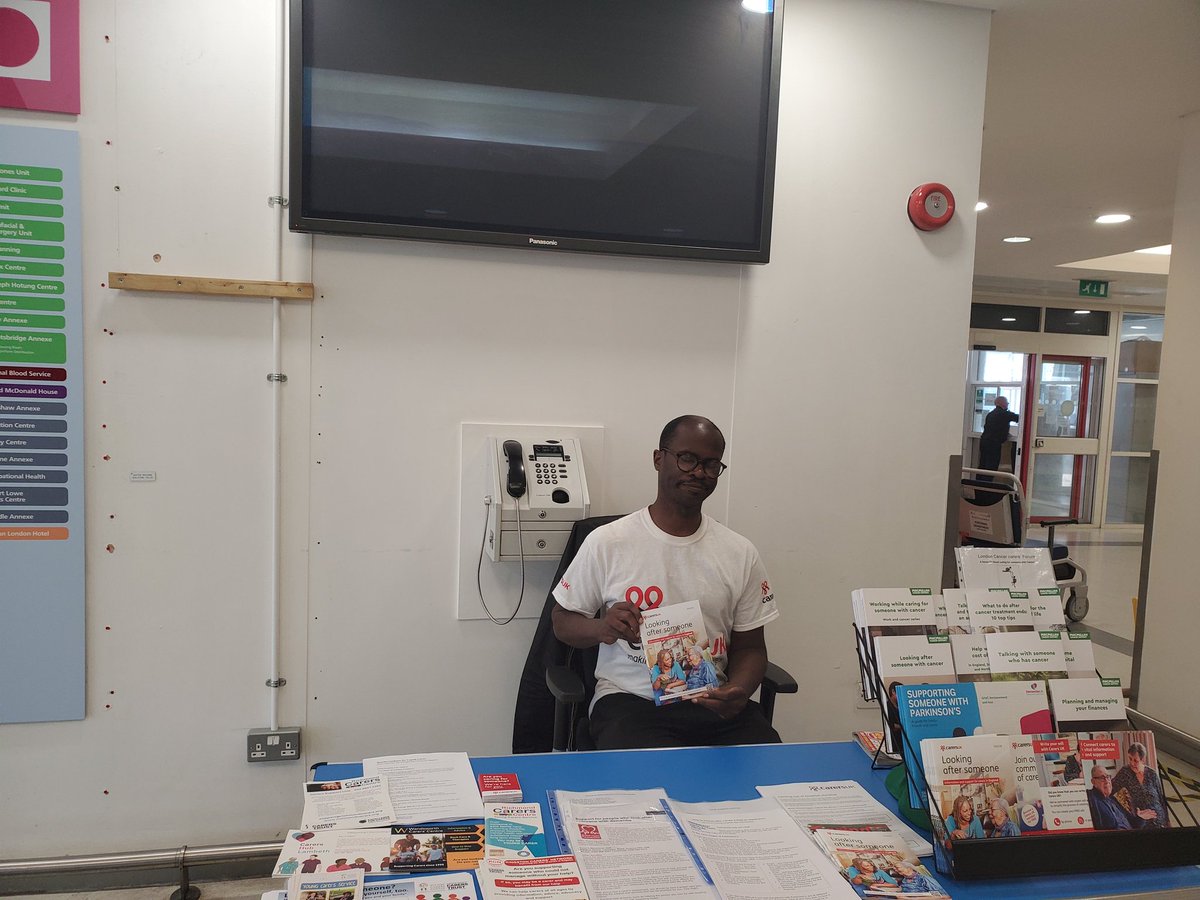 matthew mckenzie FRSA BEM (@mmckenz11) on Twitter photo Great to be running the #carers stall at <a href="/geshNHS/">St George's, Epsom and St Helier</a> . Good to see engagement with unpaid carers. <a href="/CarersUK/">Carers UK</a> <a href="/ParkinsonsUK/">Parkinson's UK</a>
<a href="/macmillancancer/">Macmillan Cancer Support</a> <a href="/KingstonCarers/">Kingston Carers' Network</a> <a href="/CarerWandsworth/">WandsworthCarers</a> <a href="/SuttonCarers/">Sutton Carers Centre</a> <a href="/CarersHub/">Carers' Hub Lambeth</a> Great to be running the #carers stall at <a href="/geshNHS/">St George's, Epsom and St Helier</a> . Good to see engagement with unpaid carers. <a href="/CarersUK/">Carers UK</a> <a href="/ParkinsonsUK/">Parkinson's UK</a>
<a href="/macmillancancer/">Macmillan Cancer Support</a> <a href="/KingstonCarers/">Kingston Carers' Network</a> <a href="/CarerWandsworth/">WandsworthCarers</a> <a href="/SuttonCarers/">Sutton Carers Centre</a> <a href="/CarersHub/">Carers' Hub Lambeth</a>