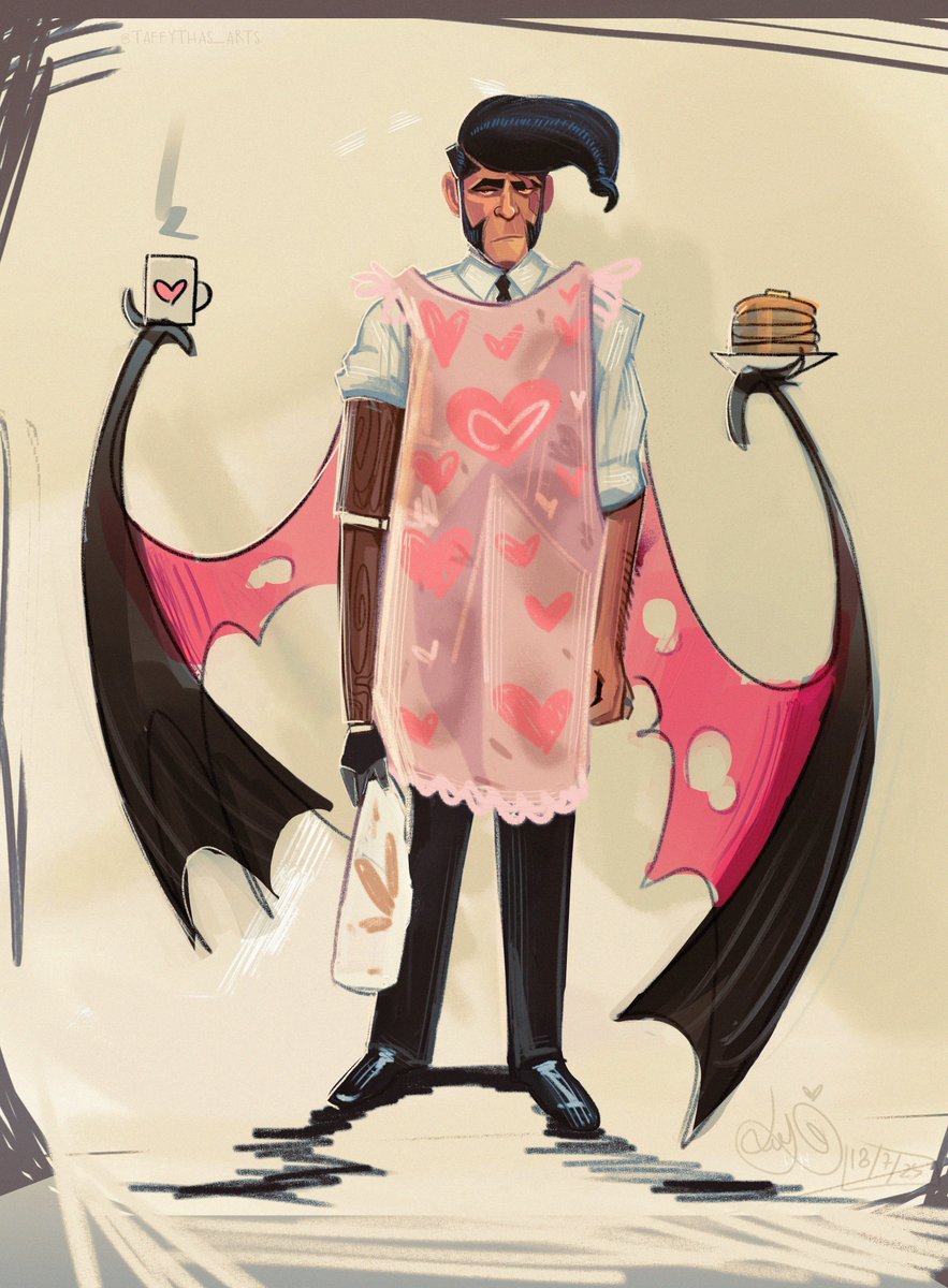 taffythas_art's tweet image. Single dad routine