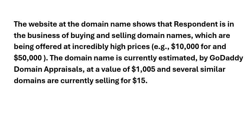 DataCube (@datacubecom) on Twitter photo This company really believes they own the generic term "Voices". 🤦♂️
This is what happens when a sense of entitlement + stupidity meet each other.
The complainant also tried to use a <a href="/GoDaddy/">GoDaddy</a> appraisal ($1,005) as evidence of bad faith.
Nice win. <a href="/Berryhillj/">John Berryhill</a>
<a href="/IgorGabrielan/">Igor Gabrielan</a> This company really believes they own the generic term "Voices". 🤦♂️
This is what happens when a sense of entitlement + stupidity meet each other.
The complainant also tried to use a <a href="/GoDaddy/">GoDaddy</a> appraisal ($1,005) as evidence of bad faith.
Nice win. <a href="/Berryhillj/">John Berryhill</a>
<a href="/IgorGabrielan/">Igor Gabrielan</a>