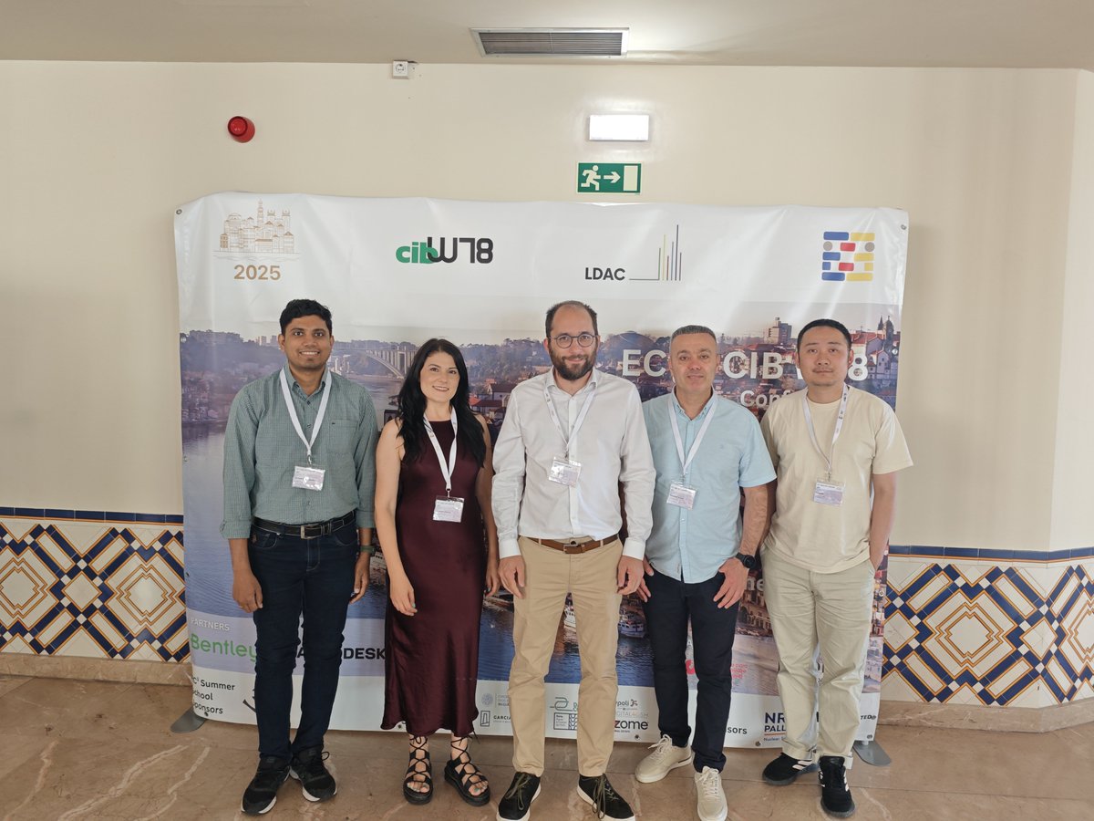 WILSON at EC³ 2025 Advancing Digital Innovation in Construction

A big thank you to our representatives:
🔹 Mohamad Kassem, Xiang Xie 
🔹 Pieter Pauwels, Ekaterina Petrova, Avinash Ramachandruni

📸 Stay tuned for more insights from the event!