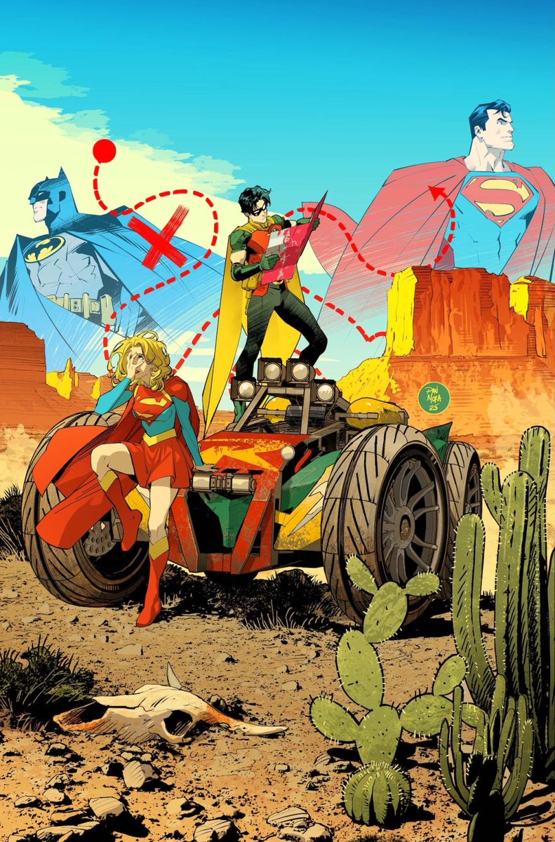 The_DarkMonarch's tweet image. BATMAN/SUPERMAN: WORLD鈥橲 FINEST #44 by MARK WAID and LUCAS MEYER
Covers by DAN MORA, JORGE FORN脡S, ADRI脕N GUTI脡RREZ, and LUCAS MEYER