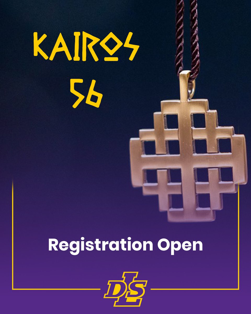 Attention Juniors and Seniors: Registration is now open for the Kairos 56 Retreat. Retreat dates are October. 27-30.  Students must register before Sept. 19. #LasallianEducation #PilotPride #Kairos56

Students can register at delasallehs.com/generic-forms-…