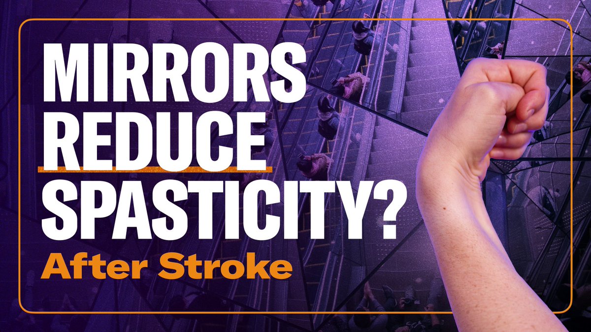 New research has found that mirror therapy may help to reduce spasticity after a #stroke! Let’s dig into it 😊

youtu.be/hu7VmhUcKiY