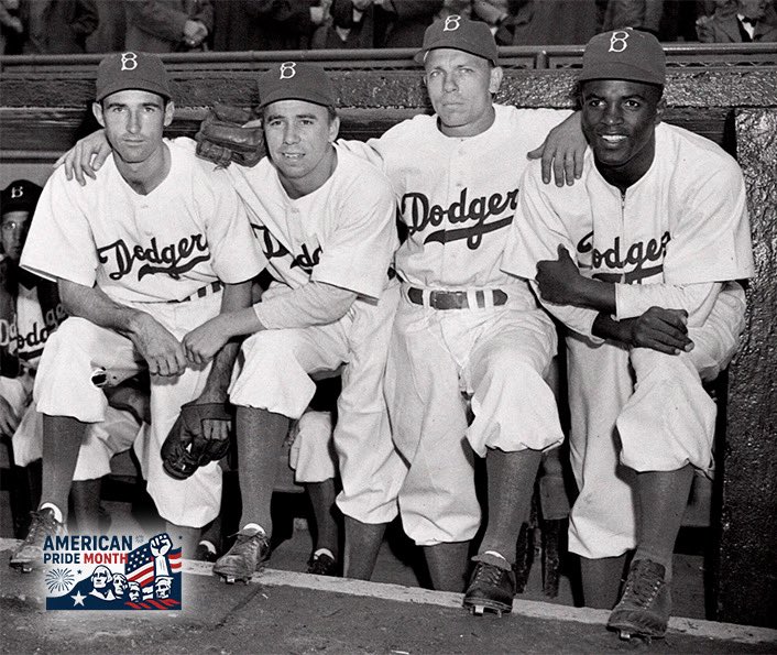 RepWPH's tweet image. On April 15, 1947, Jackie Robinson made history by breaking Major League Baseball’s color barrier with his debut for the Brooklyn Dodgers.
A sport that had been segregated for more than 50 years was transformed by the courage, determination, and unwavering will of one man who…