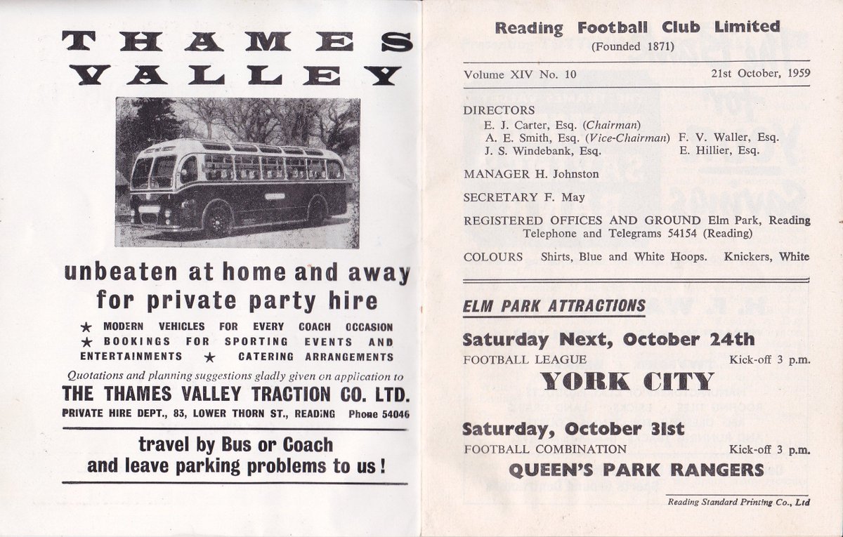 HertsRoyal's tweet image. Back to 1959 for today&apos;s #readingfc v #spurs, the days when players wages were sensible and they needed a testimonial to build a small retirement fund before doing jobs like you and I, enjoy today&apos;s friendly, I&apos;m not there due to pre-existing engagement @TheTilehurstEnd @cribsie