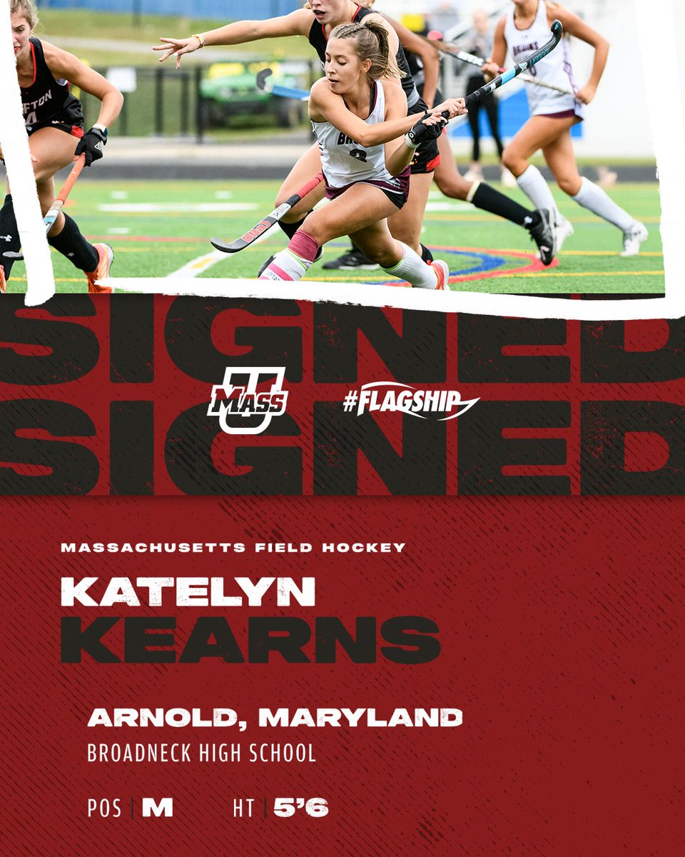 UMassFH's tweet image. MD ➡️ MA
Katelyn Kearns is ready to Year 1⃣ in Amherst!!
#RollUMass x #Flagship🚩