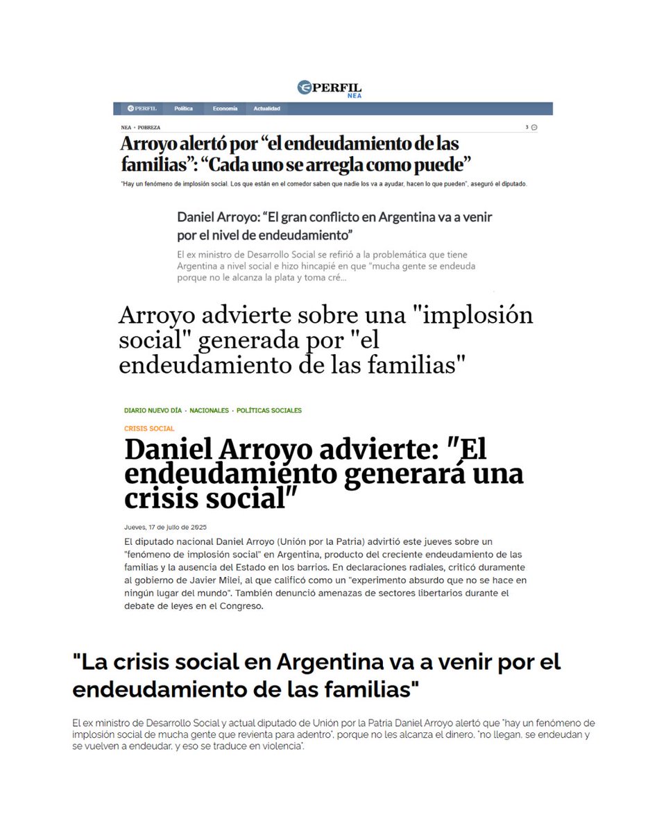 LicDanielArroyo's tweet image. SOBREENDEUDAMIENTO FAMILIAR: La plata cada vez alcanza menos y hay que sacar un crédito para tapar otro. Desde hace mucho vengo advirtiendo que es el principal problema social de la Argentina. Hacen falta acciones urgentes.