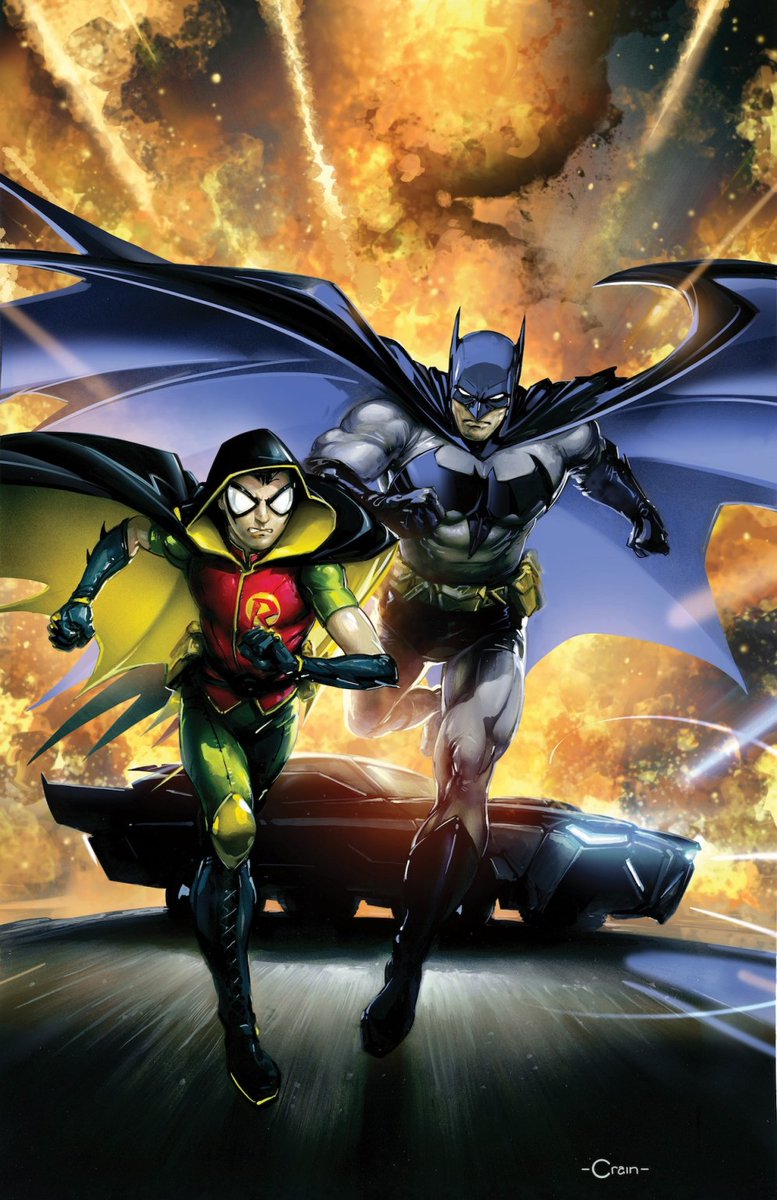 The_DarkMonarch's tweet image. BATMAN AND ROBIN #26 by PHILLIP KENNEDY JOHNSON and FICO OSSIO
Covers by TONY S. DANIEL, GUILLEM MARCH, CLAYTON CRAIN, and ASHLEY WOOD