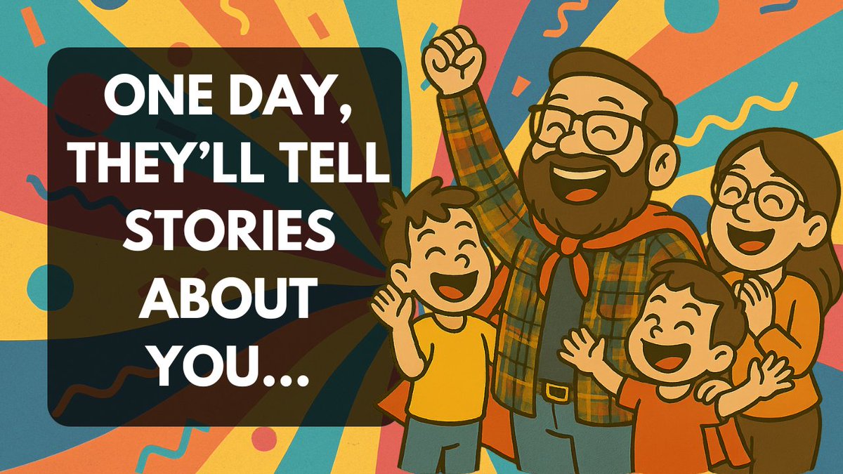 FamilyManAI's tweet image. Be the kind of dad they’re proud to remember.
I’ll show you how AI can help you be the HERO at home...and you'll have a blast doing it!
Follow me & start today!