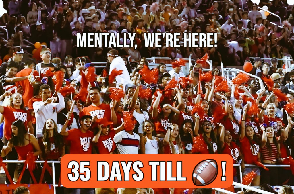 5 More Fridays Till Big Boy Football Returns #ARETE