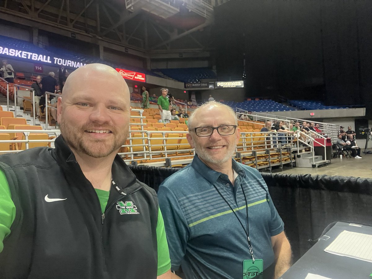 DaveWilsonMN's tweet image. On the call with @JeffJenkinsMN for Herd That in the opening @thetournament. Listen in at wvmetronews.com
