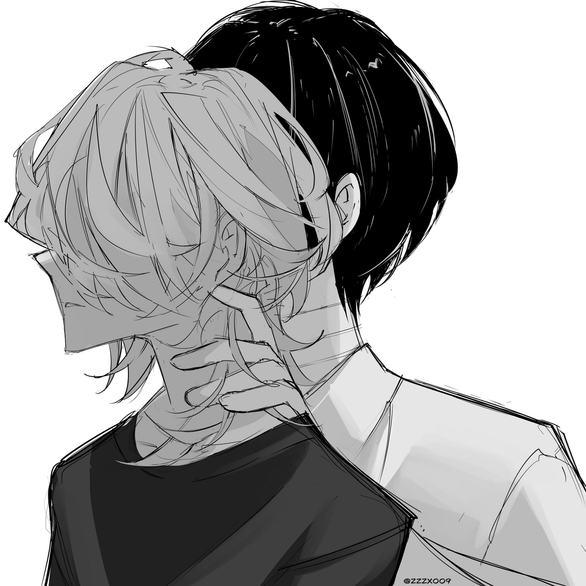 Zzzx009's tweet image. And that dead body acting all casual, talking to me like it had nothing to worry about.
#BSD #文スト #双黒 #太中 #soukoku