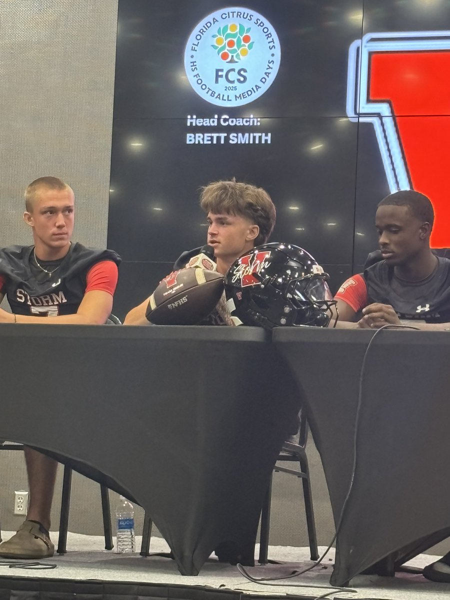 CoachSmithVC's tweet image. Thank you to @DanLaForestFB @FCSports  for putting on a great Media Day in Orlando and inviting out our guys! #TheStandard