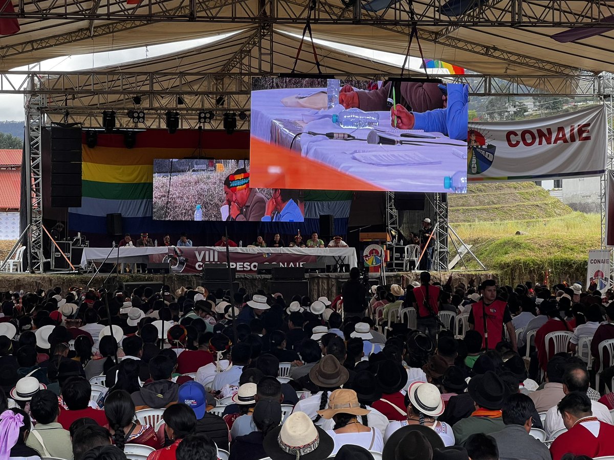 LancerosDigital's tweet image. Continúa el VIII Congreso de la @CONAIE_Ecuador con el análisis de la reforma del estatuto, reglamento, proceso ideológico y posteriormente la elección de la mesa adhoc.