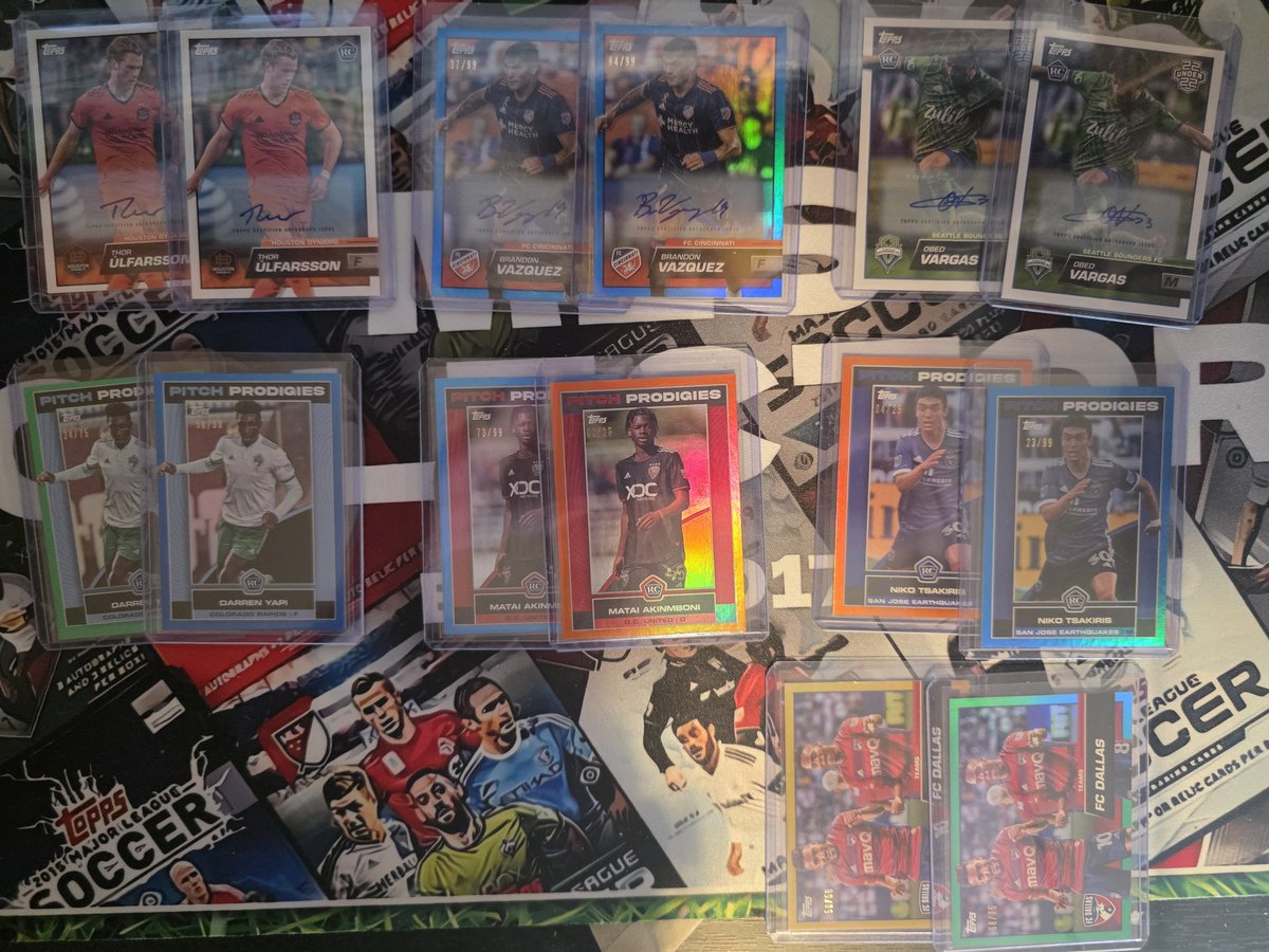 RobertKreib's tweet image. Just got off the phone with @topps about the crazy amount of duplicates in our MLS group break from yesterday, unfortunately they offered nothing and said they have a policy of not doing anything about duplicates. Great customer service there.