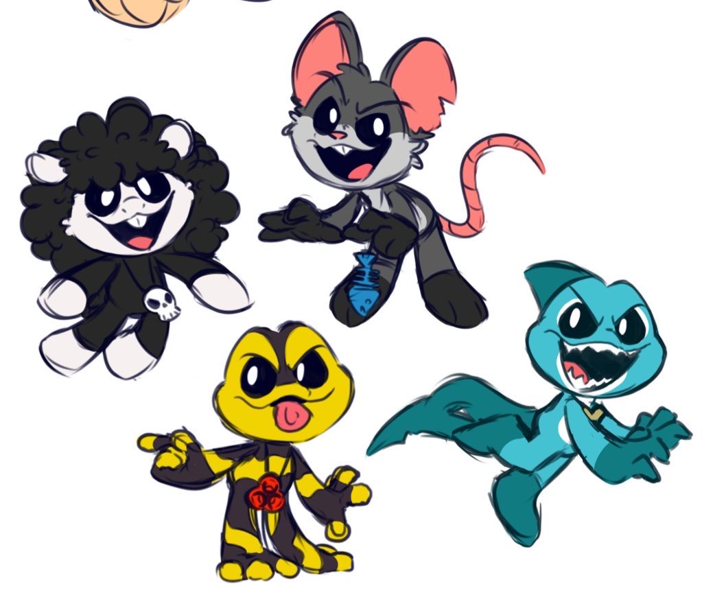 fnafdoodle's tweet image. I should just draw all of them at some point not just few lol