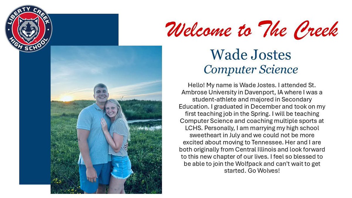 Shameless Dad plug, but I promise LC got a steal of an all in couple, branch out and see the world, would have loved having them back home but so glad they don’t settle!  No doubt Big Things ahead for <a href="/wadejostes1/">Wade Jostes</a> and <a href="/allierob1/">Allie Robinson</a>