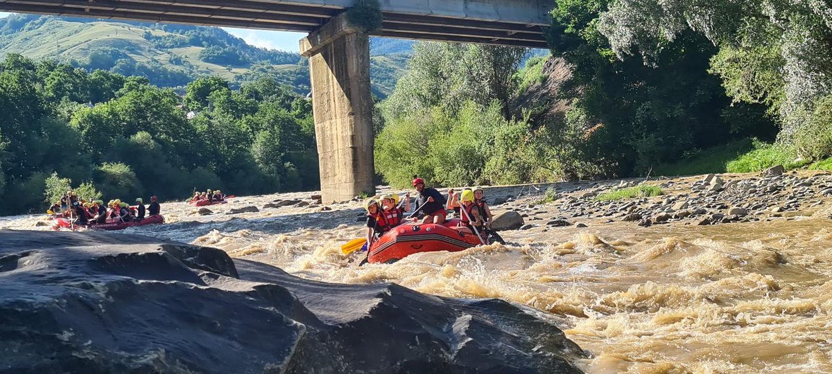 Chris Hillidge (@chrishillidge) on Twitter photo Another incredible day in Romania for our <a href="/TCATchallenge/">The Challenge Academy Trust</a> #STEM students.
Whitewater rafting, a river rescue and a fantastic closing celebration meal.
Heading back to Warrington tomorrow! Another incredible day in Romania for our <a href="/TCATchallenge/">The Challenge Academy Trust</a> #STEM students.
Whitewater rafting, a river rescue and a fantastic closing celebration meal.
Heading back to Warrington tomorrow!