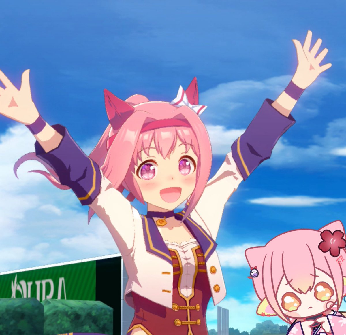 KumomoVT's tweet image. I’ve been enlightened.
I was a sad bitch before but now I wake up happy everyday because I get to see Haru Urara’s smile when she crosses the finish line💕