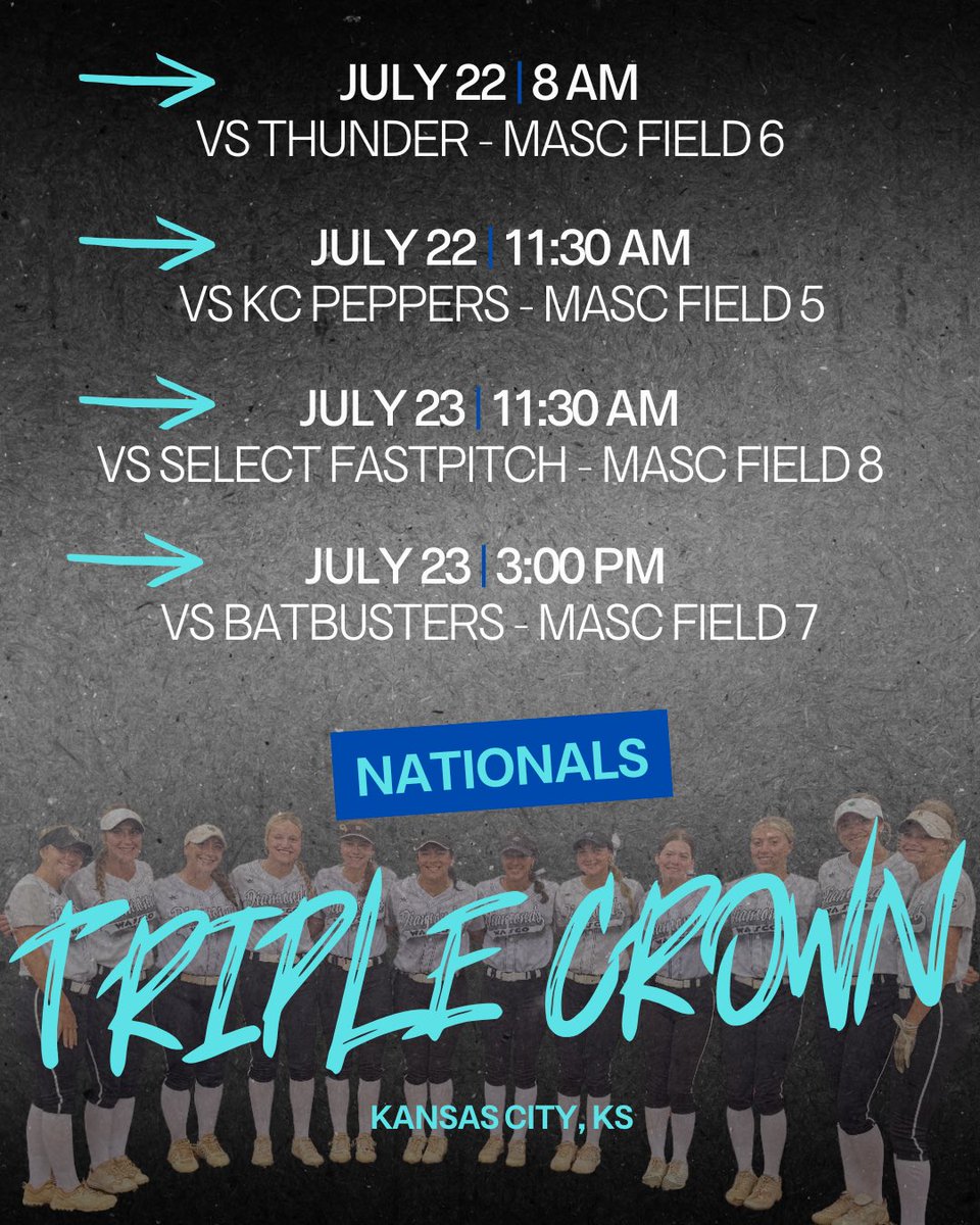 Final road trip of the Summer as we wrap up the 2024/2025 season.  🤩💎
Chicago ➡️KC 📍
