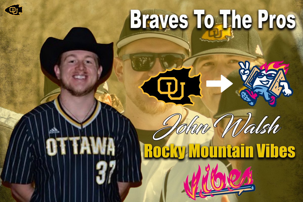 Ottawa_Baseball's tweet image. Congrats to John Walsh on signing with the Rocky Mountain Vibes of the Frontier League! Excited to see him continue his career at the next level!