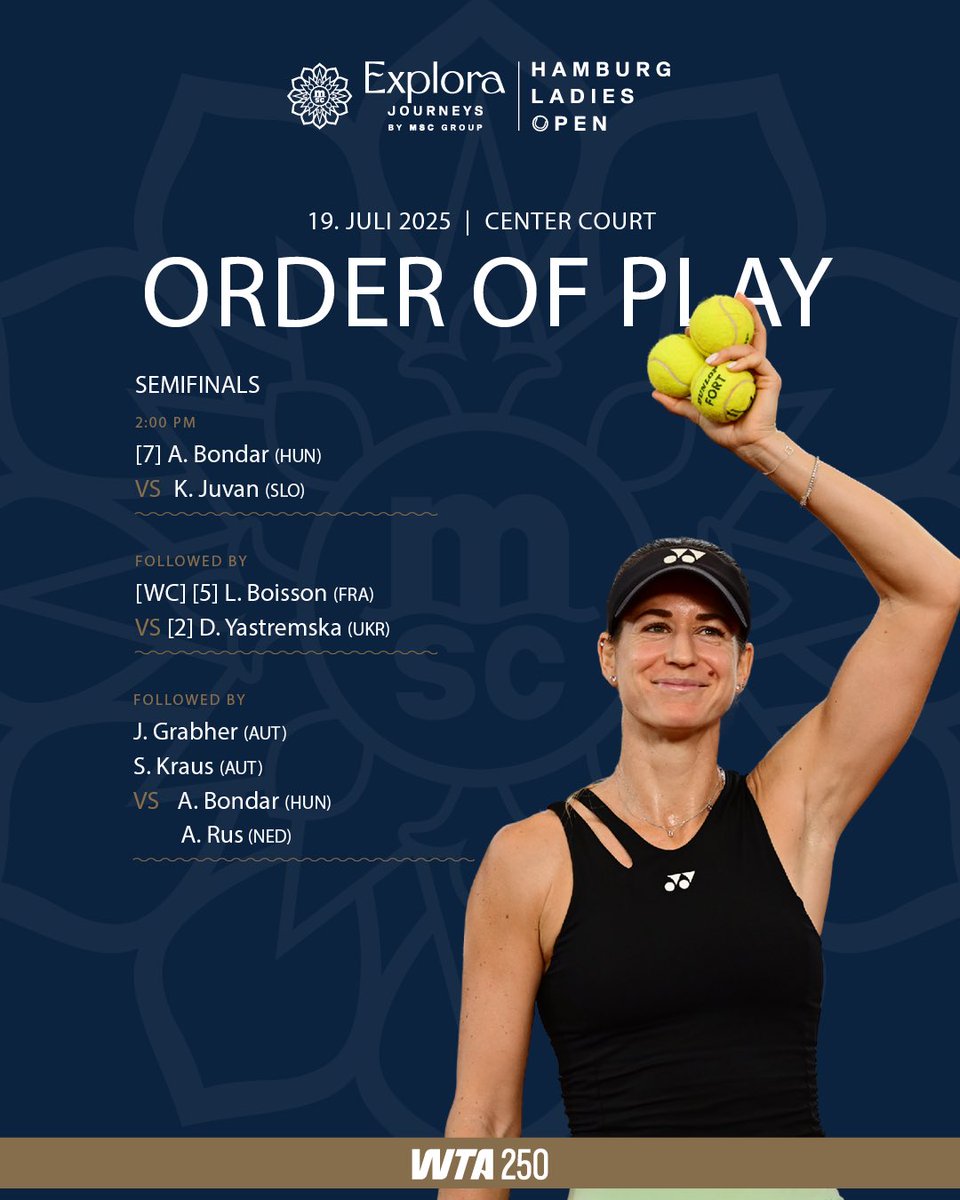 Tomorrow’s mission 👉🏻 reach the final. 💪🏻

#mschamburgladiesopen #wtahamburg #tennis #hamburg #hamburgactivecity #wta