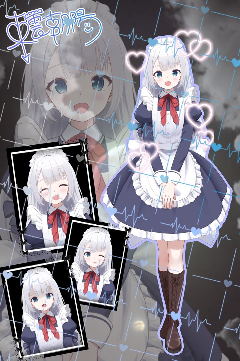 実は立ち絵のメイド服と
実際に着ているメイド服はほぼ同一の物です｡