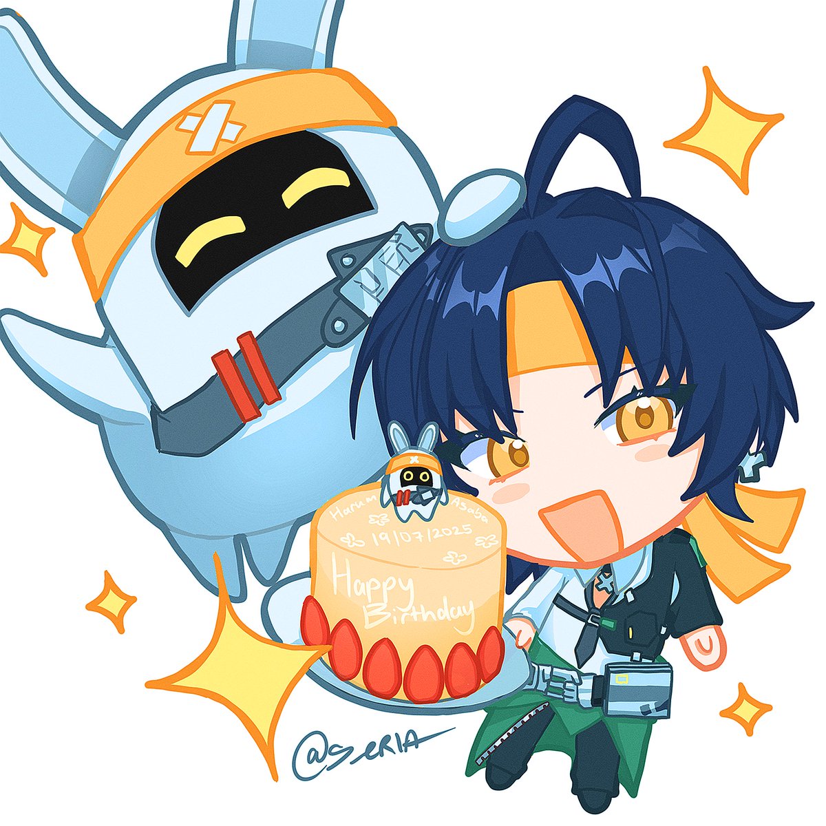 S_eriaa's tweet image. Happy birthday!! 🥳

#浅羽悠真生誕祭2025 #Harumasa #zzzero