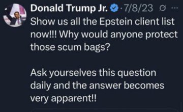 ProseccoLiquido's tweet image. Arrest Obama for #RussiaHoax is trending
but I don't forget #ReleaseEpsteinFiles