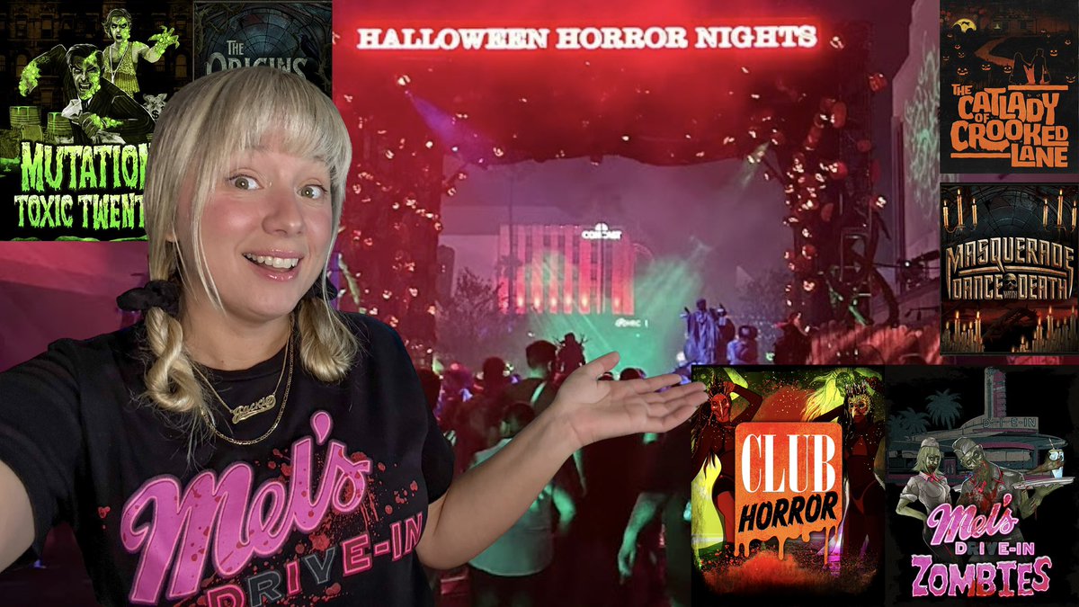 New vlogggy vlog…. Let’s dig into the details of every scare zone announcement, plus new surprise street experiences!! It’s up now on YouTube! ⚡️ 

🔮 enjoy the vlog, and my crazy thumbnail, on this fine Friday evening! 📺 

#HHN34