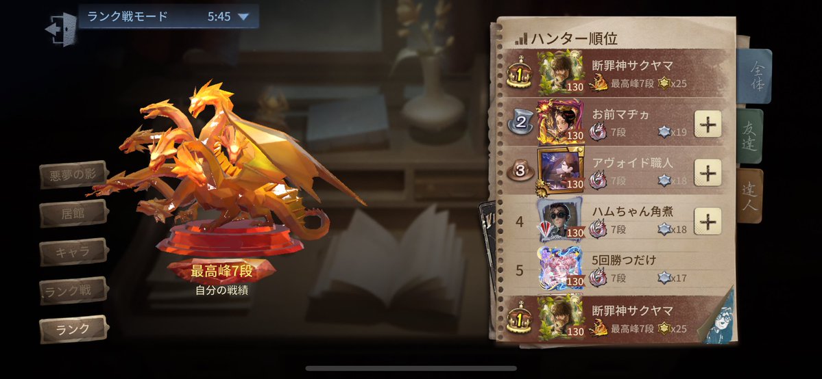 DANZAI_identity's tweet image. 断罪狩人単騎1番目最速９割ヒュドラ最強！！
俺が！俺が最強だ！
断罪最強！断罪最強！
世界一の最強断罪狩人使いといえば俺！
伝説の誕生！