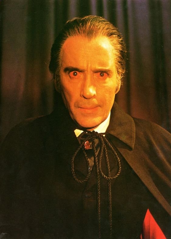 HorrorHammer1's tweet image. Christopher Lee in 'The Satanic Rites of Dracula' Hammer (1973)